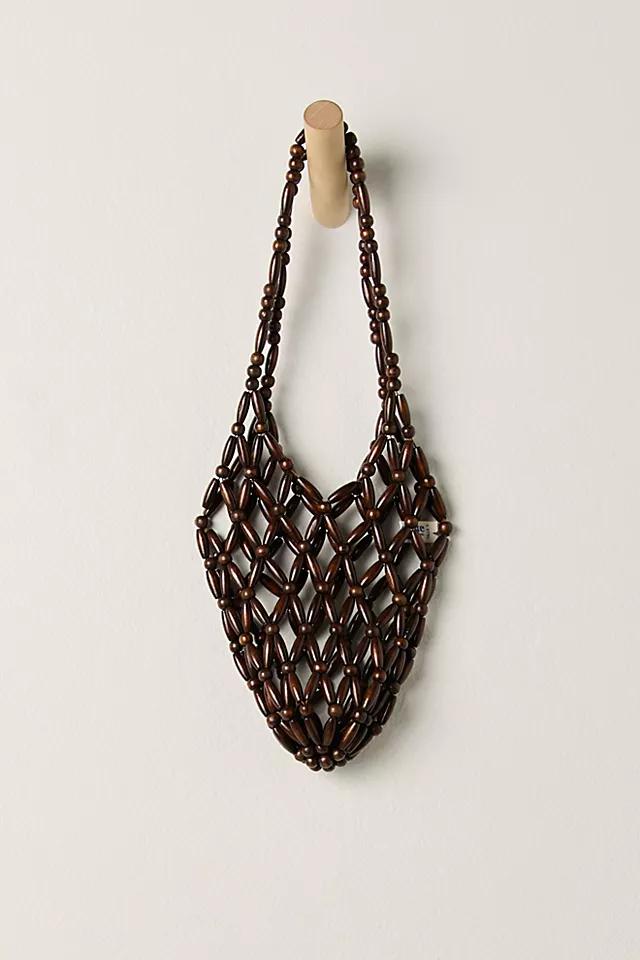 Susana Basket Wood Bead Bag by LEVENS BAGS | FREE PEOPLE