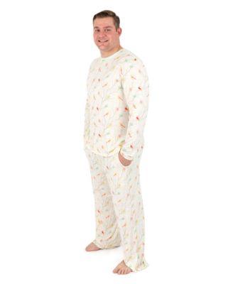 Men's Matching Family Two-Piece Cooling Bamboo Viscose Long Sleeve Pajamas by LEVERET