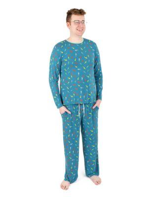 Men's Matching Family Two-Piece Cooling Bamboo Viscose Long Sleeve Pajamas by LEVERET