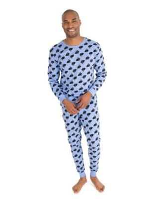 Men's Matching Family Two Piece Cotton Easter Pajamas by LEVERET