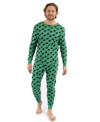 Men's Matching Family Two Piece Cotton Easter Pajamas by LEVERET