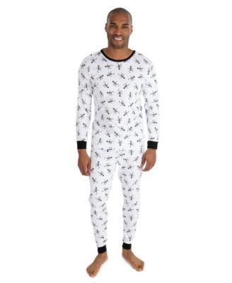 Men's Men s Two Piece Cotton Halloween Pajamas by LEVERET