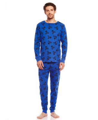 Men's Men s Two Piece Cotton Halloween Pajamas by LEVERET