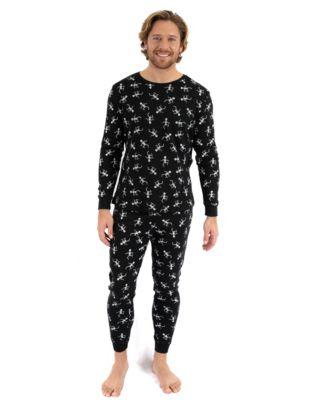 Men's Men s Two Piece Cotton Halloween Pajamas by LEVERET
