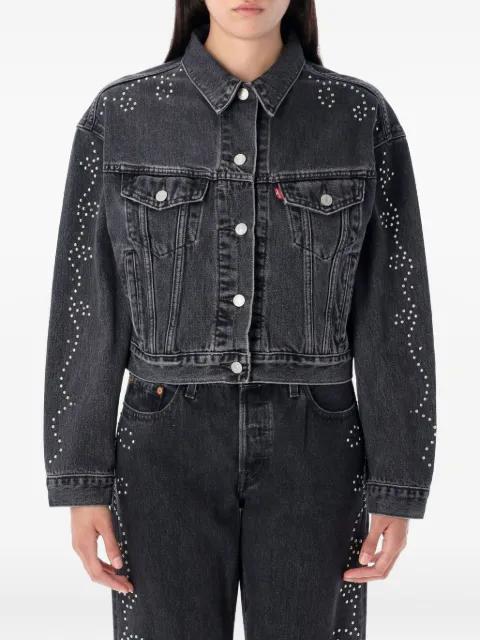 90's Trucker Studs embellished denim jacket by LEVIS