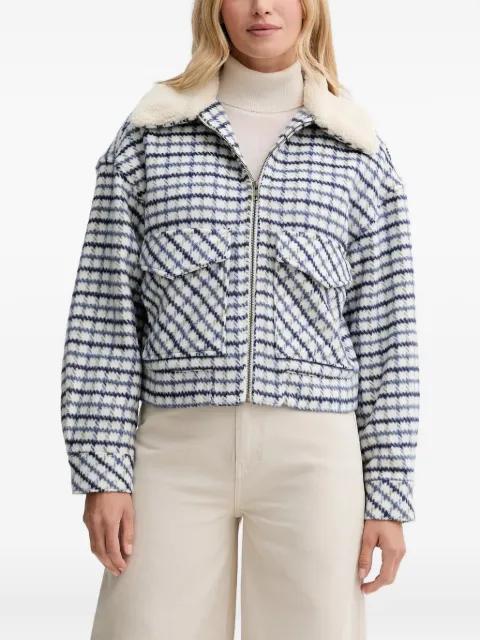 `90s check faux-fur jacket by LEVIS