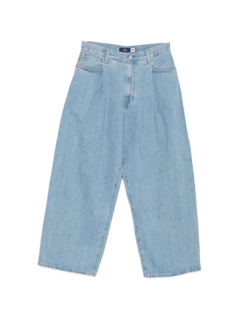 Blue Tab pleated wide-leg jeans by LEVIS
