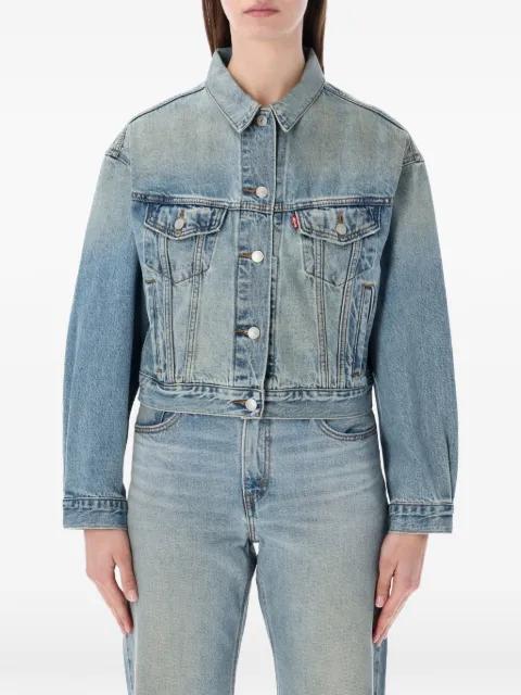 Cropped '90s~buttoned trucker jacket by LEVIS