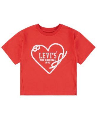 Girls' 7-16 Meet and Greet Side Short-Sleeve Split T-Shirt by LEVIS Girls' 7-16 Meet and Greet Side Short-Sleeve Split T-Shirt by LEVIS