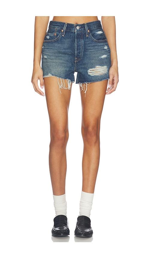 LEVI'S 501 Original Short in Blue by LEVIS
