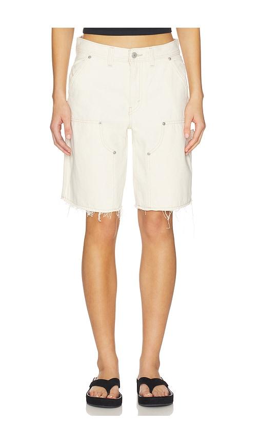 LEVI'S Baggy Dad Utility Jort in Ivory by LEVIS