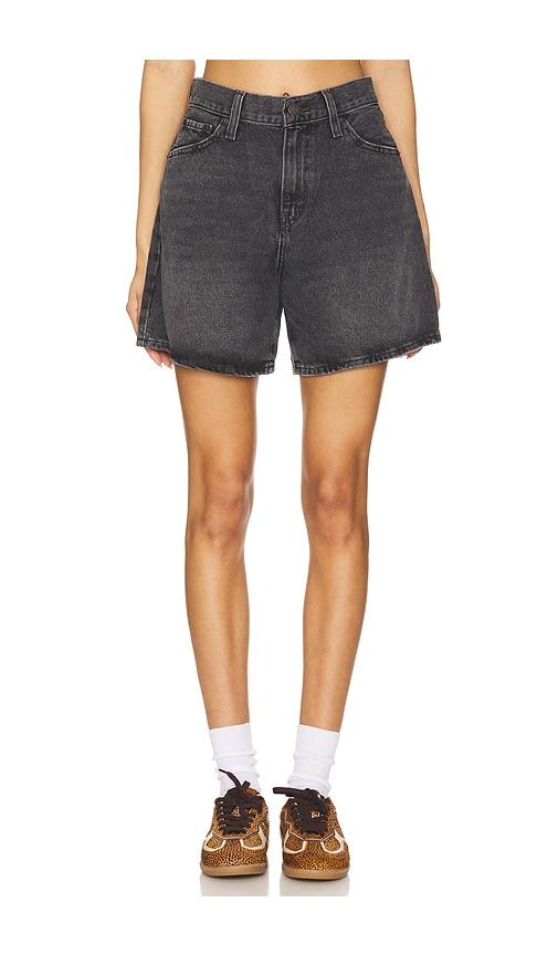 LEVI'S High Baggy Short in Black by LEVIS