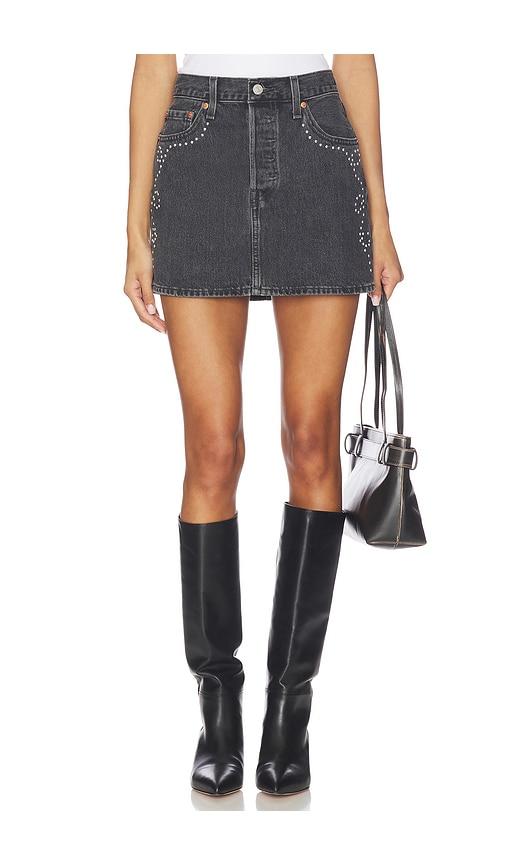 LEVI'S Icon Skirt in Black by LEVIS