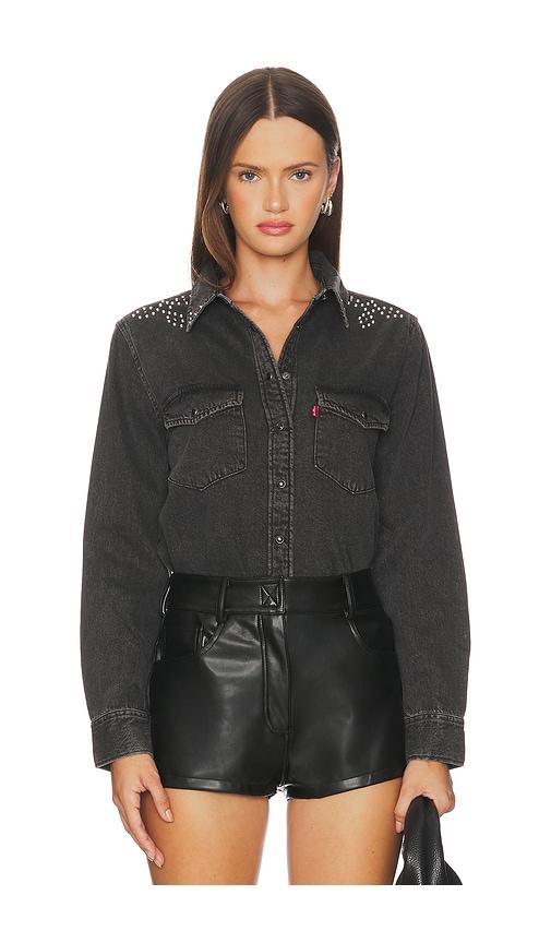 LEVI'S Iconic Western Shirt in Black by LEVIS