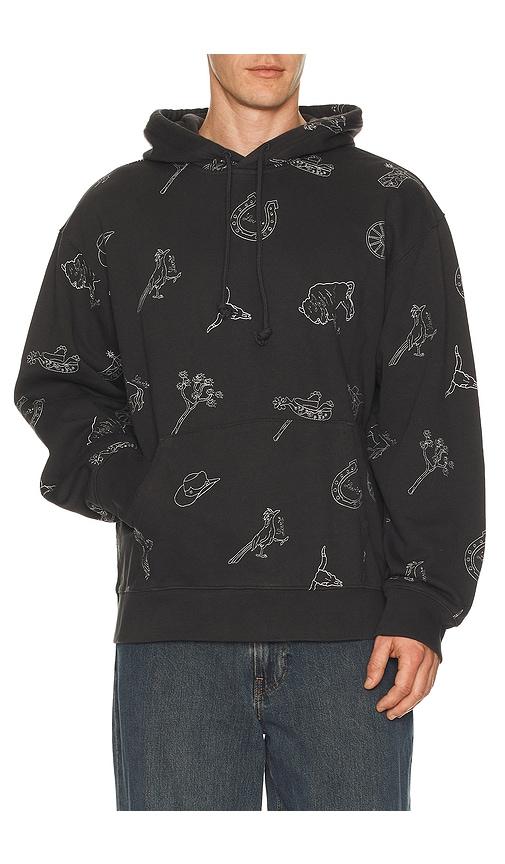 LEVI'S Relaxed Graphic Hoodie in Grey by LEVIS