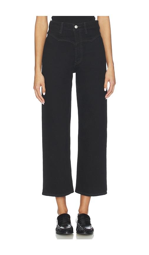 LEVI'S Ribcage Western Yoke Jeans in Black by LEVIS