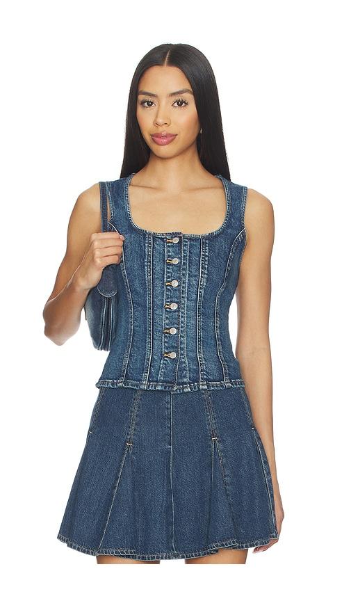 LEVI'S Sculpted Top in Blue by LEVIS