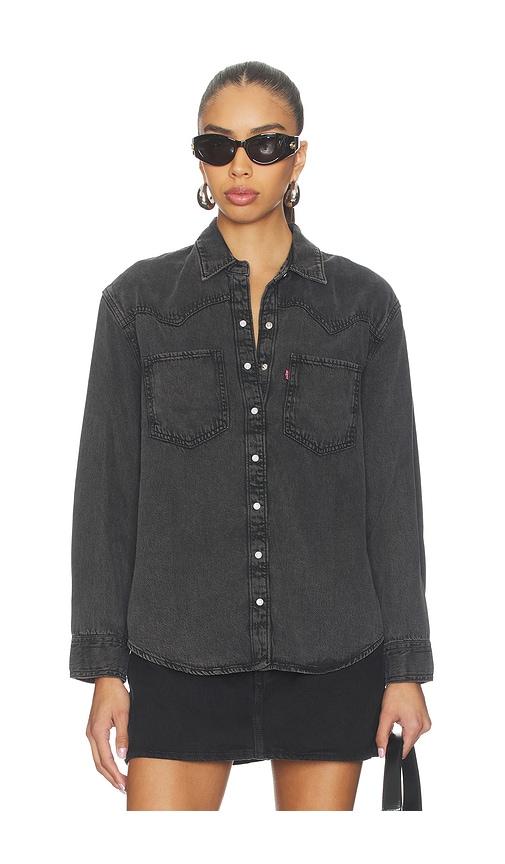 LEVI'S Teodora Western Shirt in Black by LEVIS LEVI'S Teodora Western Shirt in Black by LEVIS