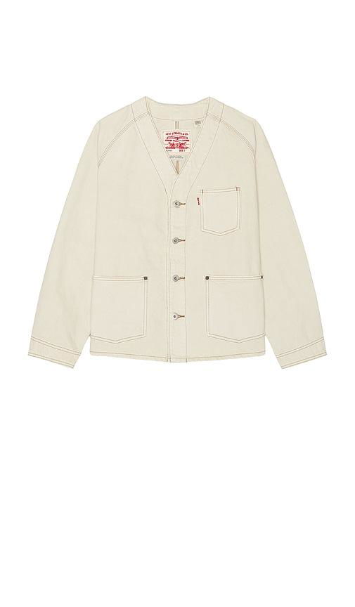 LEVI'S Union Engineer Cardigan in Cream by LEVIS