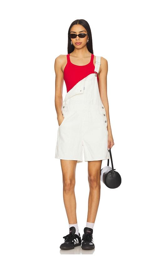 LEVI'S Utility Shortall in White by LEVIS