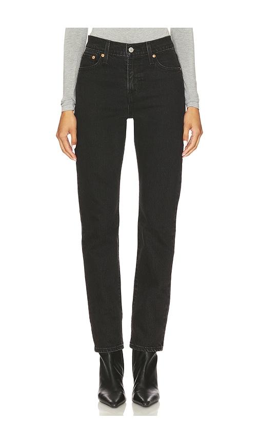 LEVI'S Wedgie Slim Jeans in Black by LEVIS