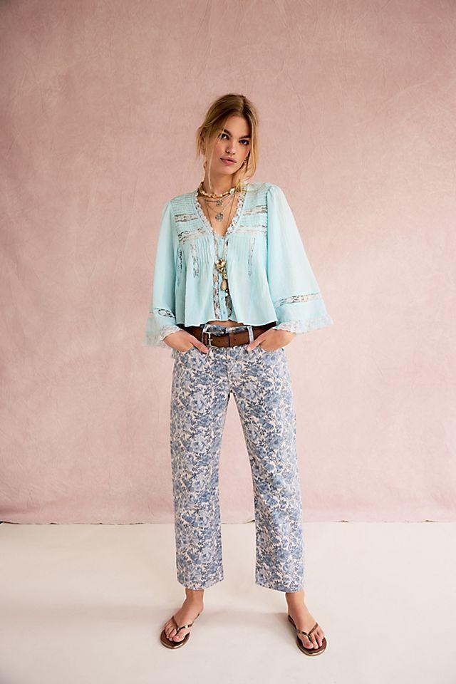 Levi's 501 90s Ankle Printed Jeans by LEVIS