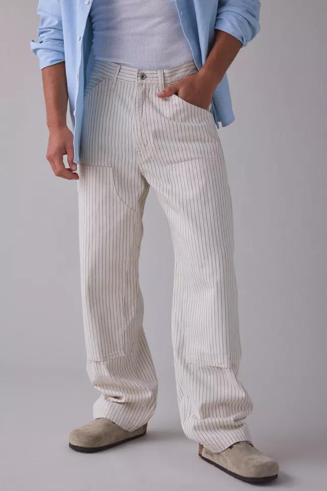 Levi’s® 568 Stay Loose Pinstripe Double Knee Straight Leg Jeans by LEVIS