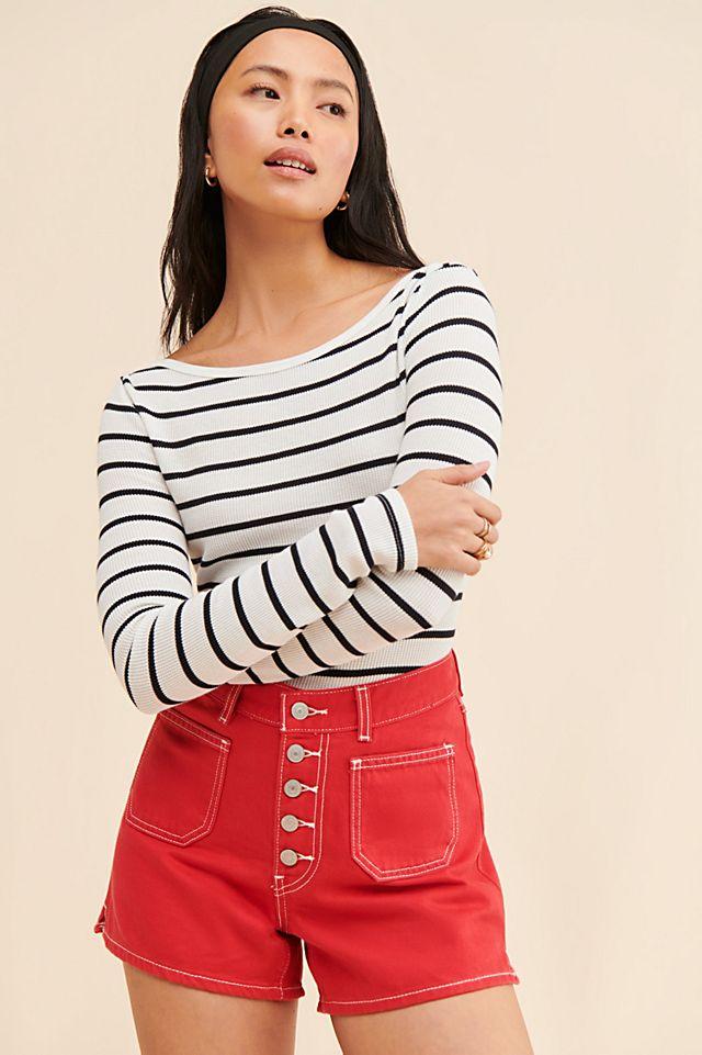 Levi's 80's Mom Patch Pocket Shorts by LEVIS