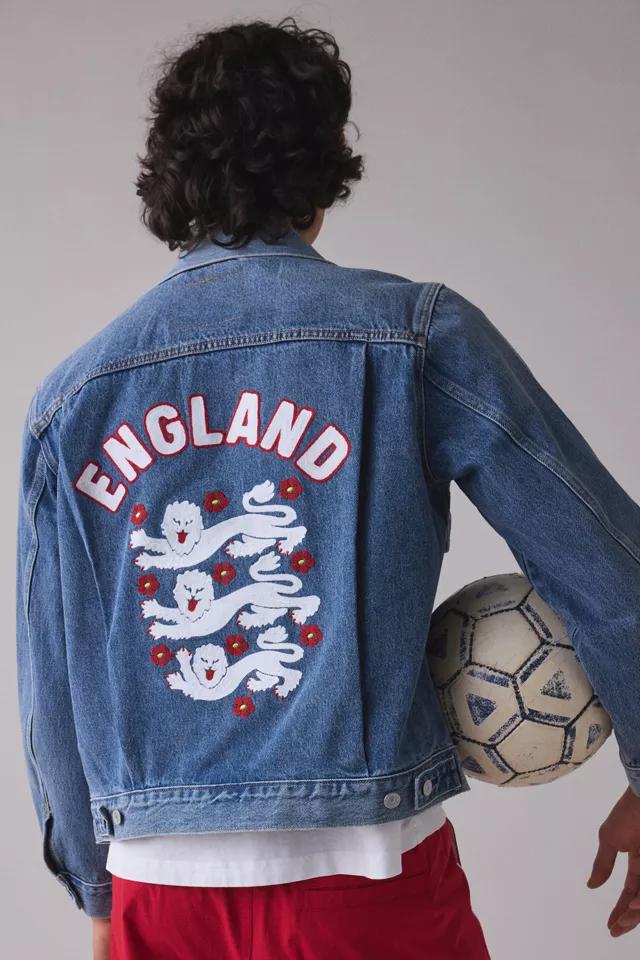 Levi's® England Football Type II Denim Trucker Jacket by LEVIS