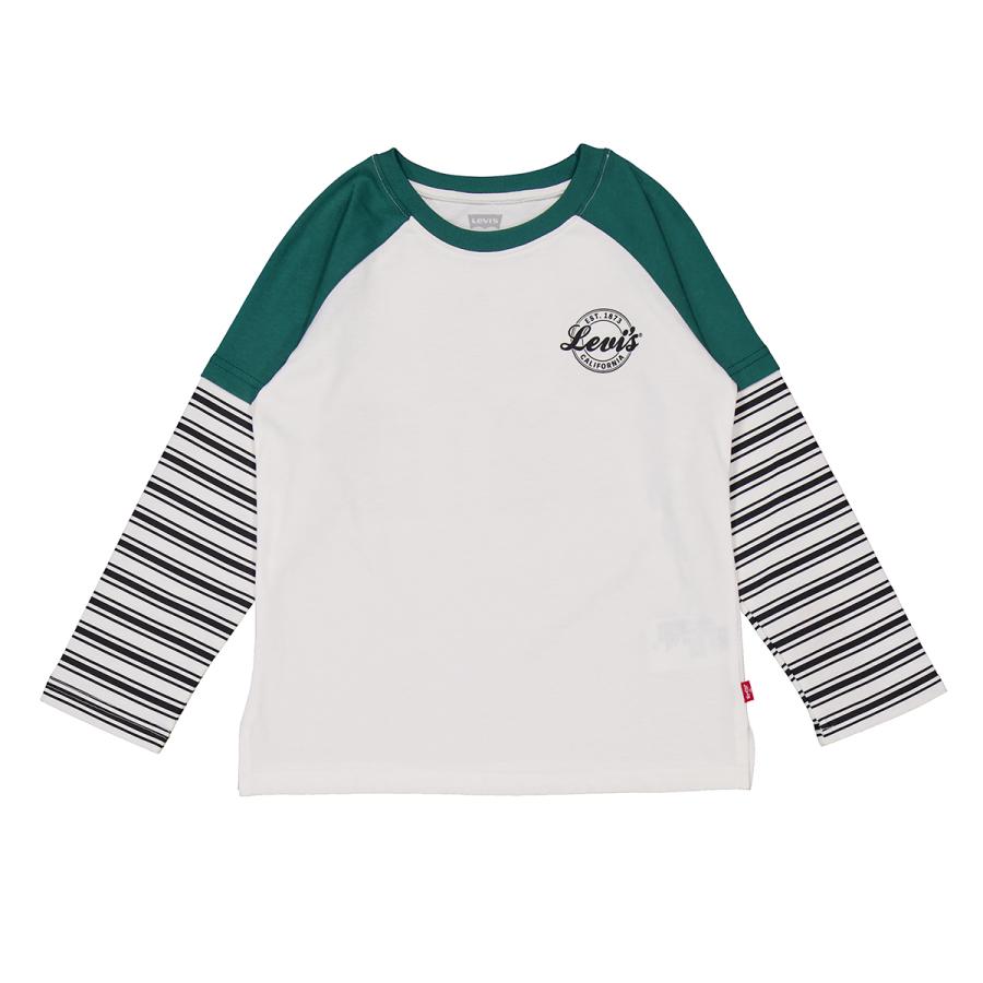 Levis Kids Colorblock Long-Sleeve Stripe T-Shirt by LEVIS
