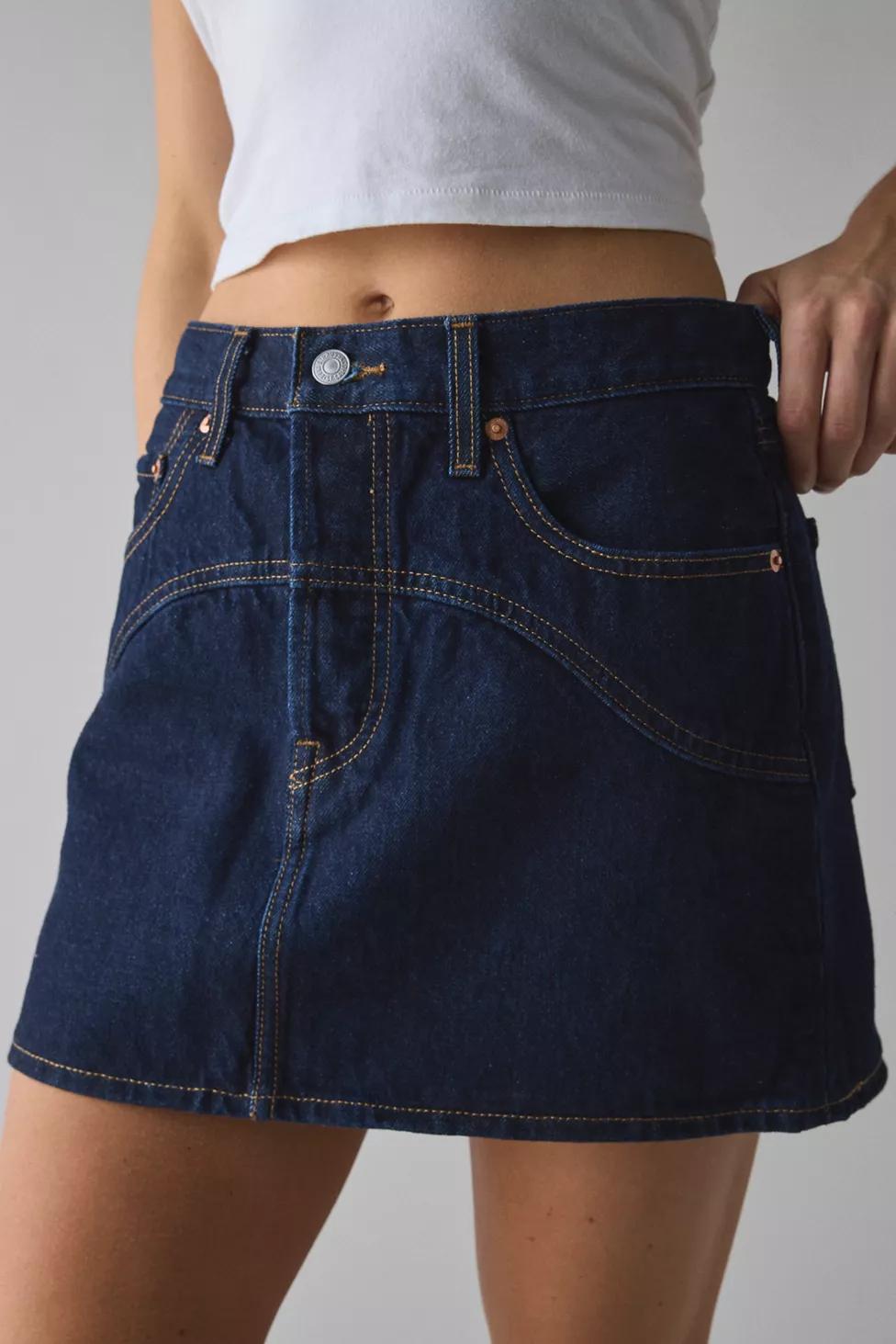 Levi’s® Western Icon Denim Mini Skirt by LEVIS