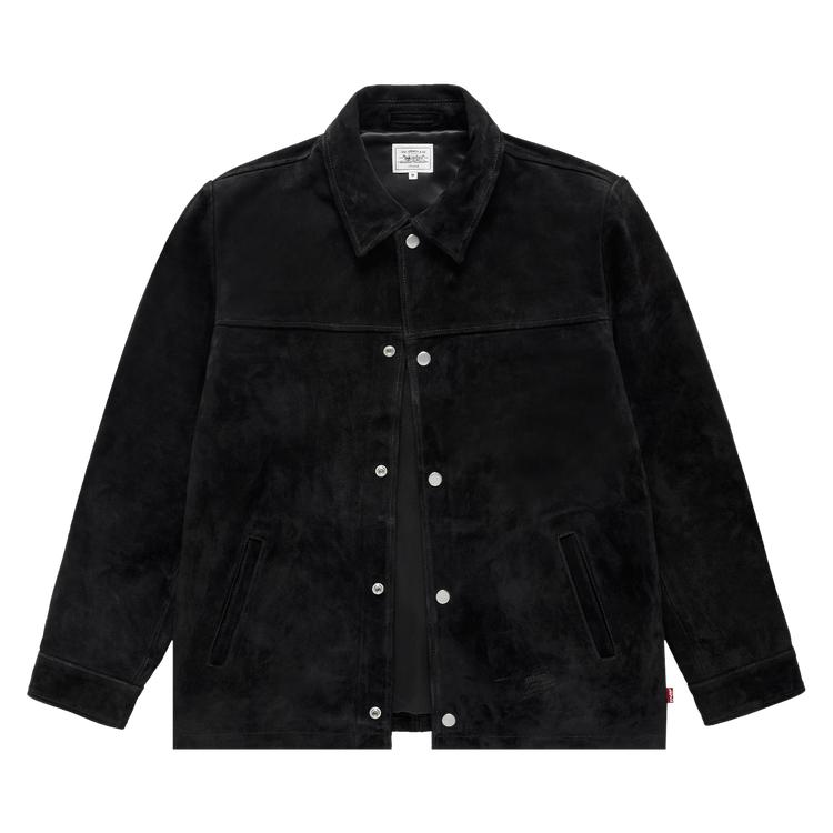 Levi's x JJJJound Suede Coach Jacket 'Black' by LEVIS