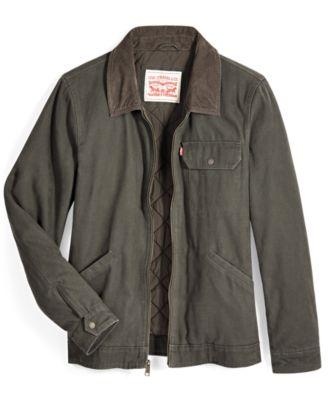 Levi’s® Men's Cotton Canvas Zip-Front Utility Jacket by LEVIS Levi’s® Men's Cotton Canvas Zip-Front Utility Jacket by LEVIS