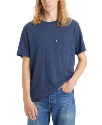 Men's Classic Pocket Crewneck Short-Sleeve T-Shirt by LEVIS