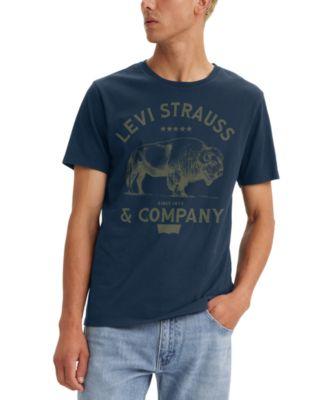 Men's Classic Short-Sleeve Graphic Crewneck T-Shirt by LEVIS