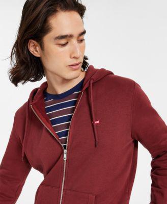 Men's Non-Graphic Zip-Up Standard Fit Hoodie by LEVIS