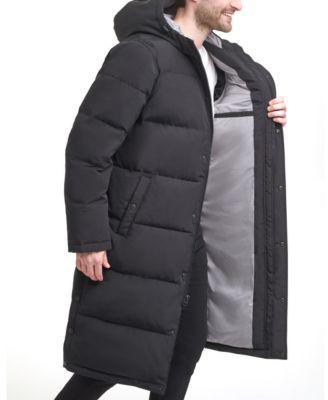 Men's Quilted Extra Long Parka Jacket by LEVIS