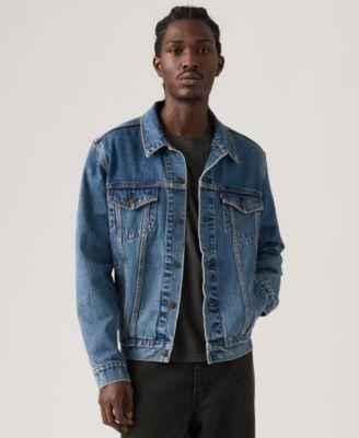Men's Regular-Fit Non-Stretch Denim Trucker Jacket by LEVIS