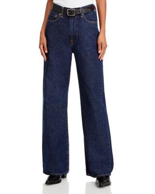 Ribcage High Rise Wide Leg Jeans in Shaded by LEVIS