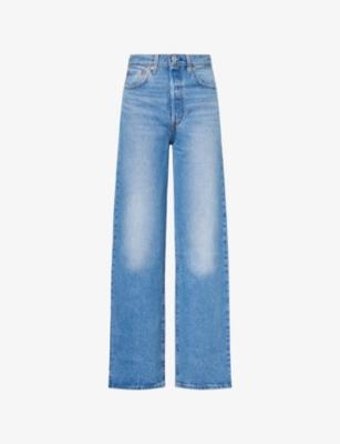Ribcage Straight-Leg Denim Jeans by LEVIS