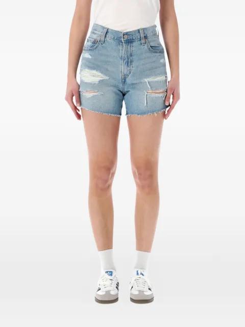 Ribcage distressed shorts by LEVIS