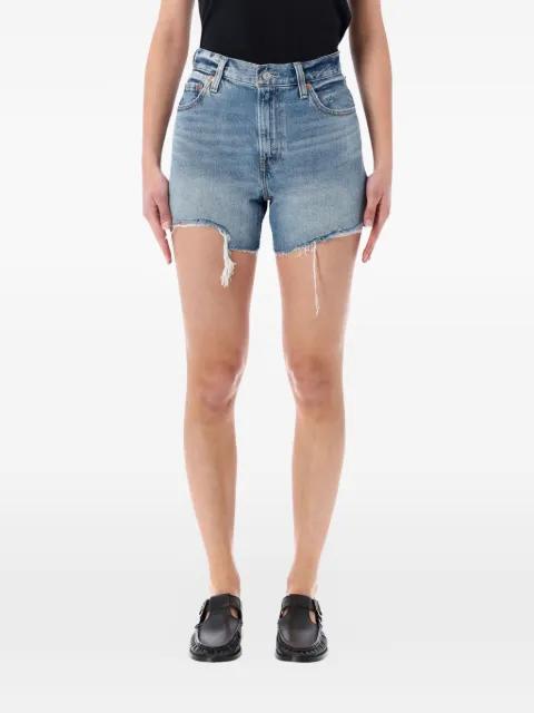 Ribcage frayed shorts by LEVIS