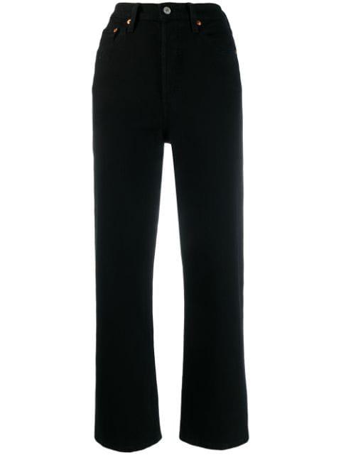 Ribcage straight-leg jeans by LEVIS
