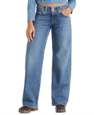 Women's Super-Low Double-Button Relaxed-Fit Denim Jean by LEVIS Women's Super-Low Double-Button Relaxed-Fit Denim Jean by LEVIS