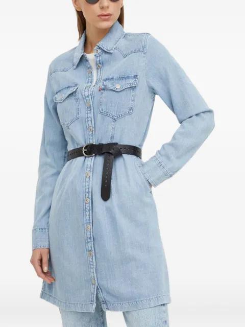 buttoned pocket denim dress by LEVIS
