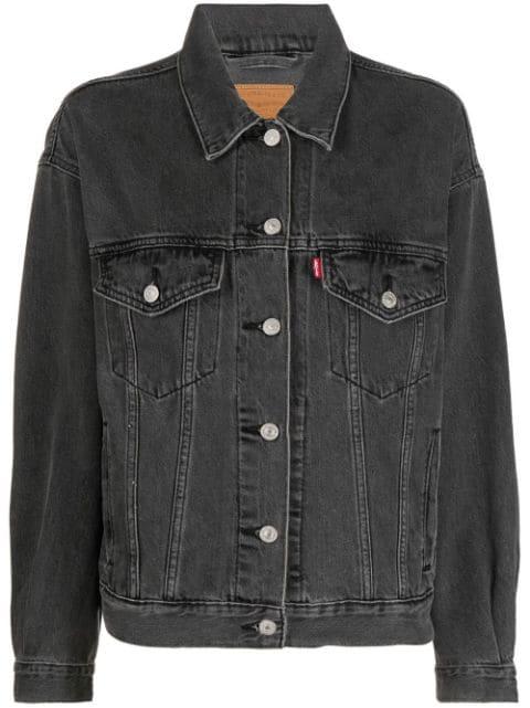 buttoned-up denim jacket by LEVIS