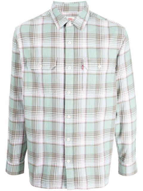 check-print shirt by LEVIS