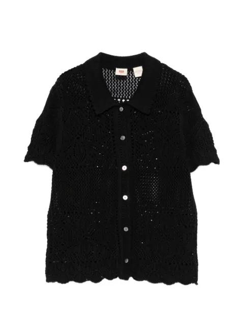 crochet button-down shirt by LEVIS