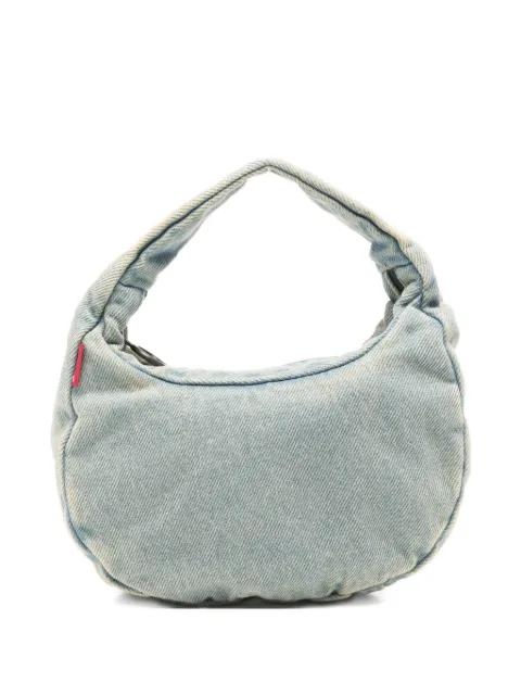 curved denim mini bag by LEVIS