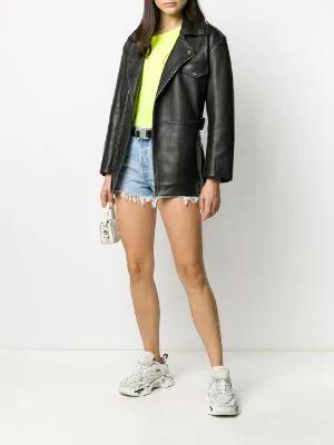 distressed denim shorts by LEVIS